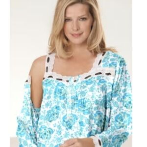 Only Necessities Nightgown And Matching Robe NWT